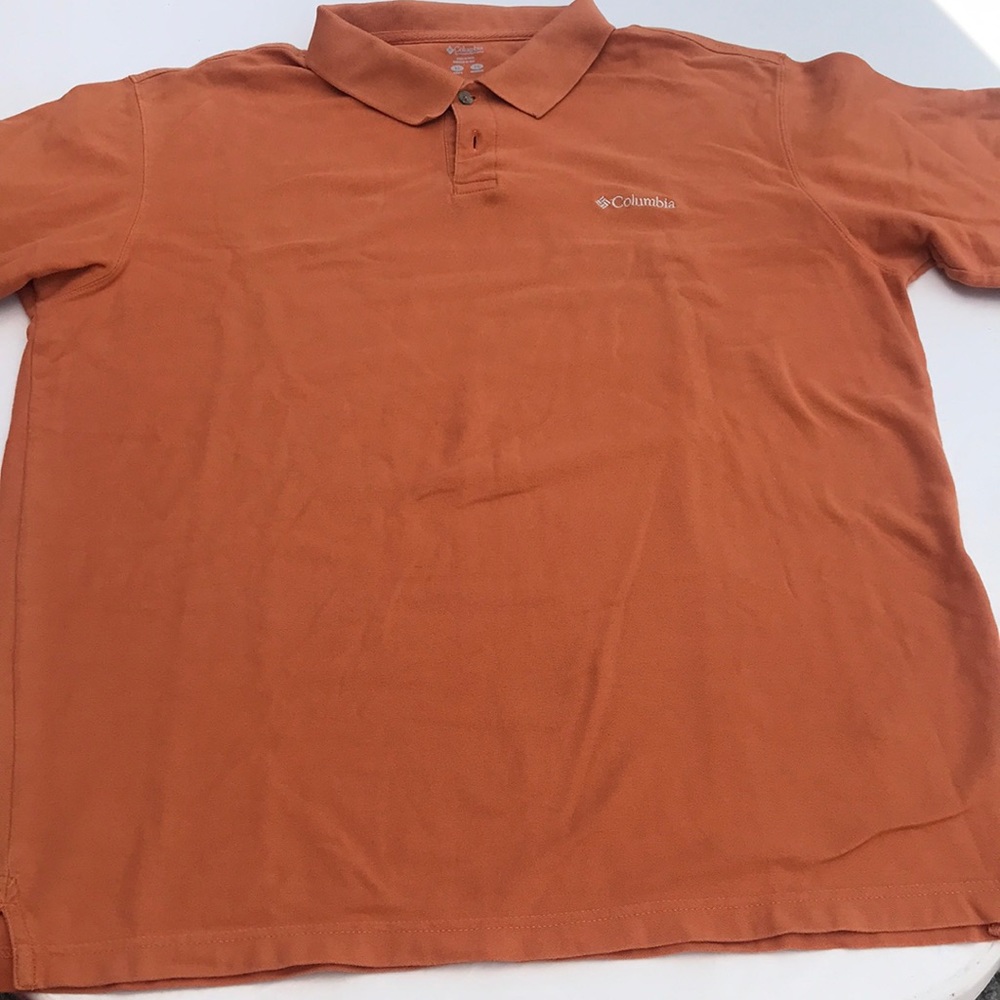 Columbia Men's Orange Polo Shirt
